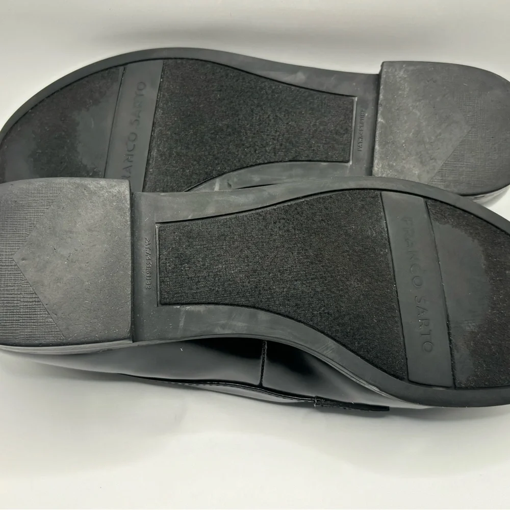 Franco Sarto Black and Gray Loafers